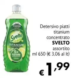 Maxi Family Detersivo piatti titanium Svelto offerta