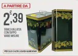Iper Nonna Isa Tanica in latta con tappo offerta