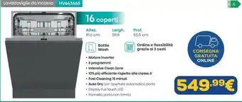 Lavastoviglie da incasso HV663A65