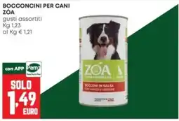Panorama Bocconcini per cani Zóa offerta