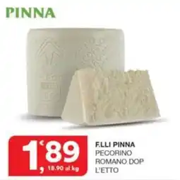 Quick Sisa Flli Pinna Pecorino Romano Dop offerta