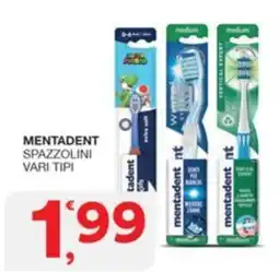 Quick Sisa Mentadent spazzolini offerta