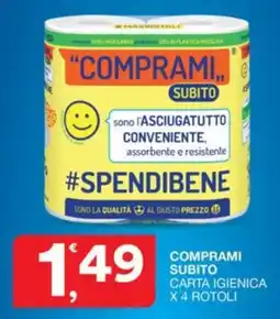 Quick Sisa Carta igienica offerta