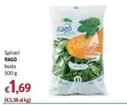 Futura Supermercati Spinaci RAGO offerta
