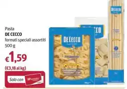 Futura Supermercati Pasta De Cecco offerta