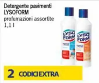 Detergente pavimenti LYSOFORM