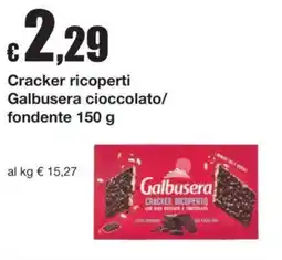 Sì con te Cracker ricoperti Galbusera cioccolato/fondente offerta