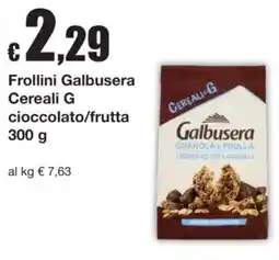 Sì con te Frollini Galbusera Cereali G offerta