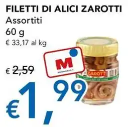 Migross Superstore Filetti di Alici Zarotti offerta