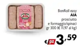 Maxi Supermercati BonRoll easy AIA prosciutto e formaggio/spinaci offerta