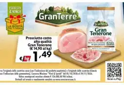 Maxi Supermercati Prosciutto cotto alta qualità Gran Tenerone offerta