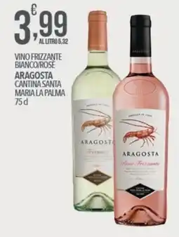 Iper Nonna Isa Vino frizzante bianco/rosé Aragosta offerta