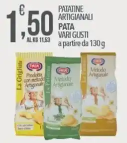 Iper Nonna Isa Patatine artigianali Pata offerta
