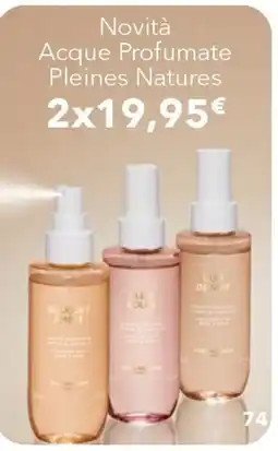 Yves Rocher Acque Profumate Pleines Natures offerta