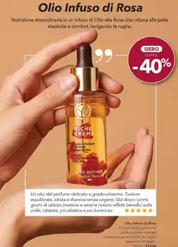 Yves Rocher Olio Infuso di Rosa Yves Rocher offerta