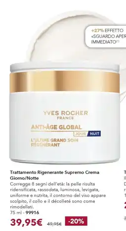 Yves Rocher Yves Rocher Anti-Âge Global offerta