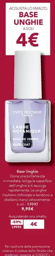 Yves Rocher Base Unghie Yves Rocher offerta