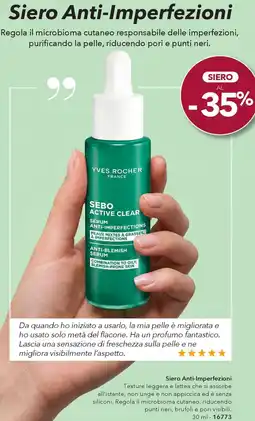 Yves Rocher Yves Rocher Siero Anti-Imperfezioni offerta
