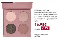 Yves Rocher Palette 4 Ombretti Magnolia Poudré offerta