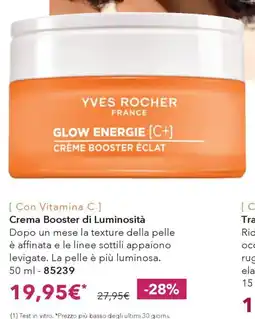 Yves Rocher Yves Rocher Glow Energie [C+] Crema Booster di Luminosità offerta