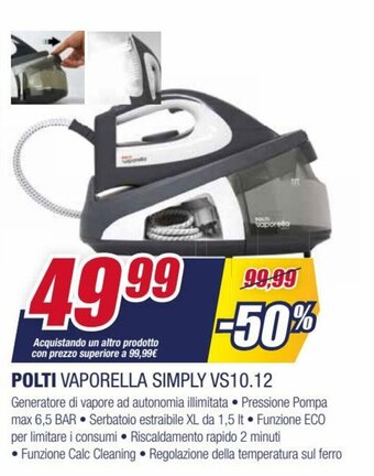 Trony Polti Vaporella Simply VS10.12 offerta