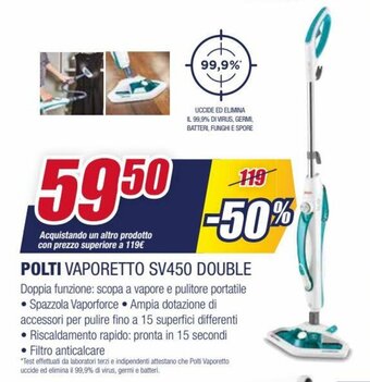 Trony Polti Vaporetto SV450 Double offerta