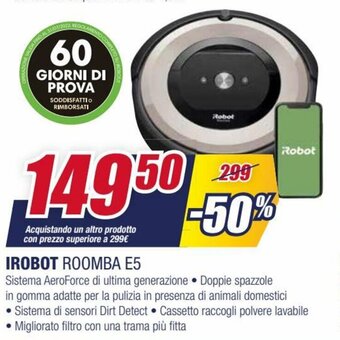 Trony iRobot Roomba E5 offerta