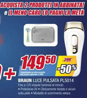 Trony Braun Luce Pulsata PL5014 offerta