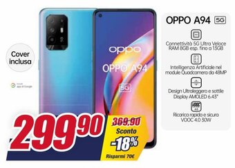 Trony oppo A94 5G offerta