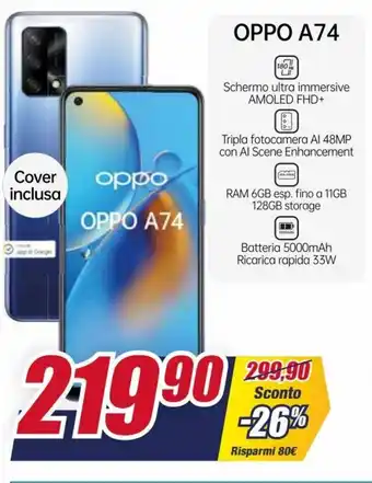 Trony oppo A74 offerta