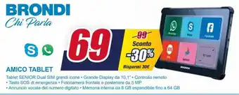 Trony Brondi Amico Tablet offerta