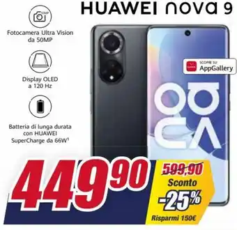 Trony Huawei nova 9 offerta
