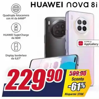 Trony Huawei nova 8i offerta
