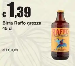 Sì con te Supermercati Birra Raffo grezza offerta