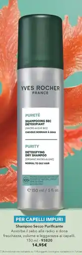 Yves Rocher Yves Rocher Shampoo Secco Purificante offerta