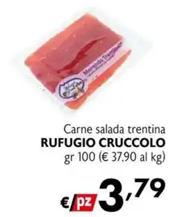Eurospesa Carne salada trentina Rufugio Cruccolo offerta