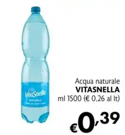 Eurospesa Acqua naturale Vitasnella offerta