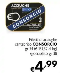 Eurospesa Filetti di acciughe cantabrico Consorcio offerta