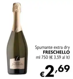 Eurospesa Spumante extra dry Freschello offerta