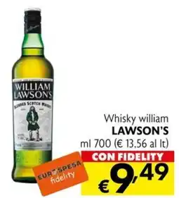Eurospesa Whisky William Lawson's offerta