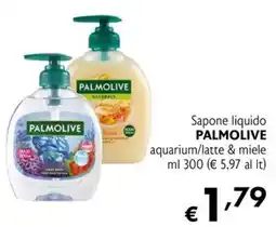Eurospesa Sapone liquido Palmolive aquarium/latte & miele offerta