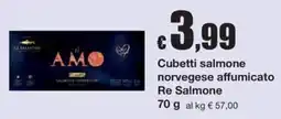 Sì con te Supermercati Cubetti salmone norvegese affumicato Re Salmone offerta