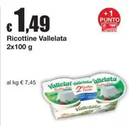Sì con te Supermercati Ricottine Vallelata offerta