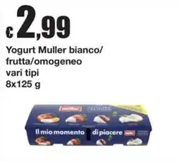 Sì con te Supermercati Yogurt Muller bianco/frutta/omogeneo offerta