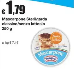 Sì con te Supermercati Mascarpone sterilgarda senza lattosio offerta