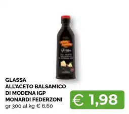 Mercatò Big Glassa all'aceto balsamico di Modena IGP Monardi Federzoni offerta
