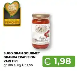 Mercatò Big Sugo Gran Gourmet offerta