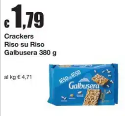 Sì con te Supermercati Crackers Riso su Riso Galbusera offerta