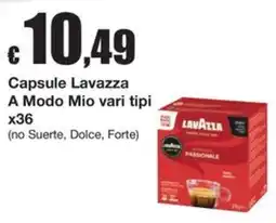 Sì con te Supermercati Capsule Lavazza A Modo Mio offerta