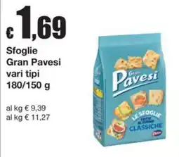 Sì con te Supermercati Sfoglie Gran Pavesi offerta